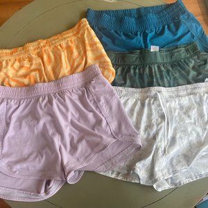 5 pairs of size XL athletic shorts assorted brands